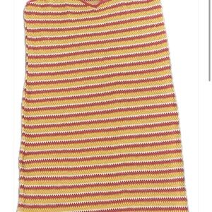 Zara yellow and pink crochet sundress